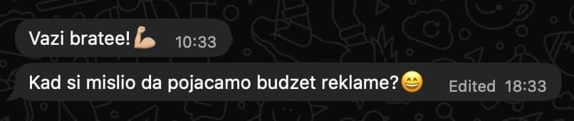 Poruka klijenta: kada pojačavamo budžet reklame